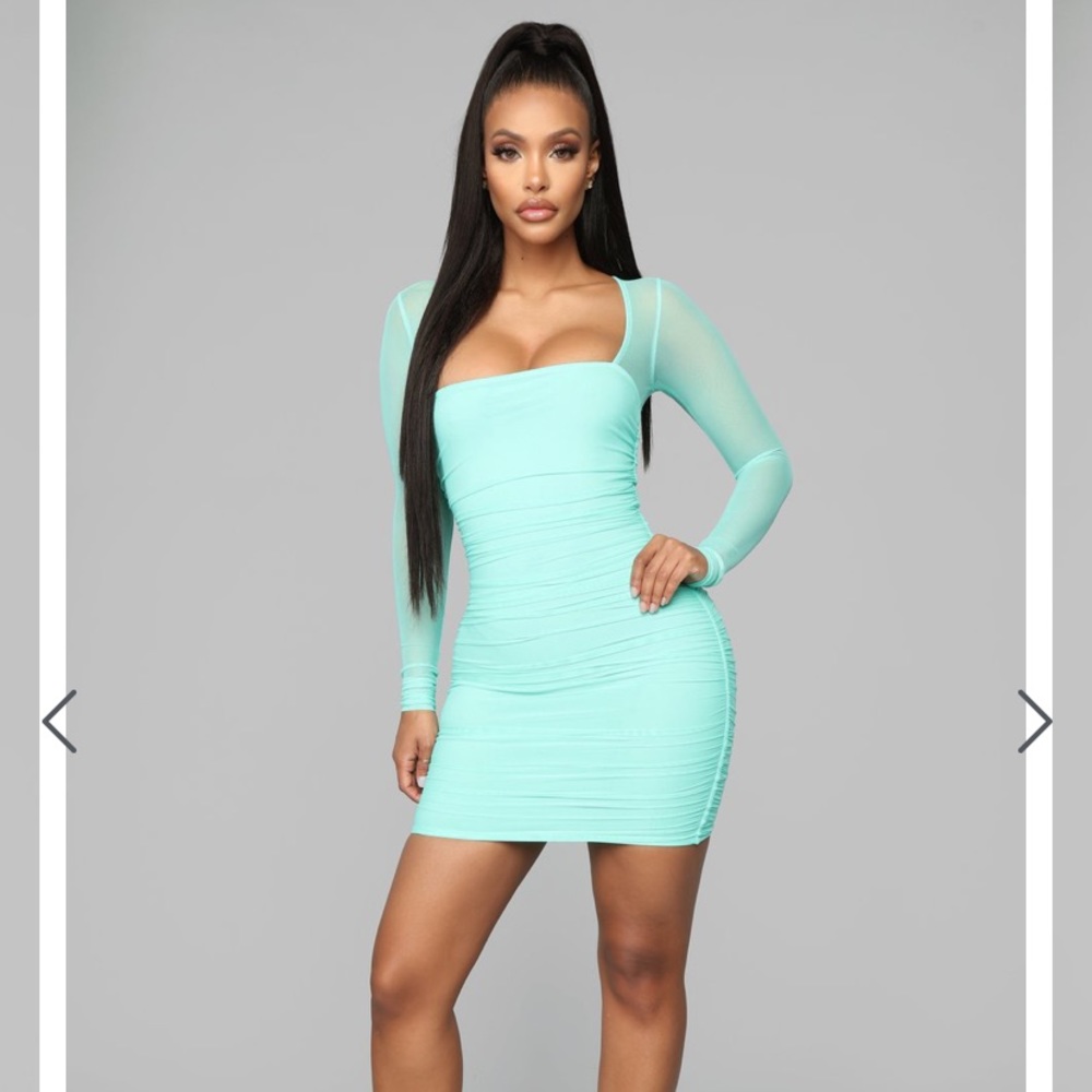 Oh So Fresh Mini Dress - Mint